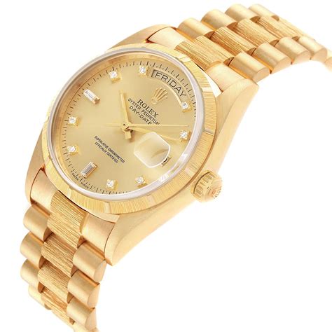 rolex datejust yellow gold president|Rolex 18k yellow gold crowns.